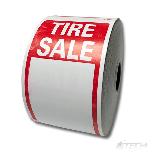 Tire Sale Tags 250/Roll - Miscellaneous