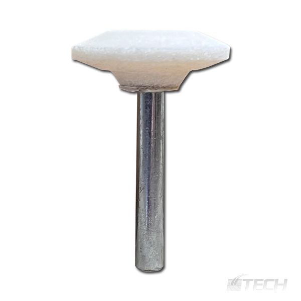 Aluminum Oxide Mushroom Stone 1-1/4" - Buffing Stones