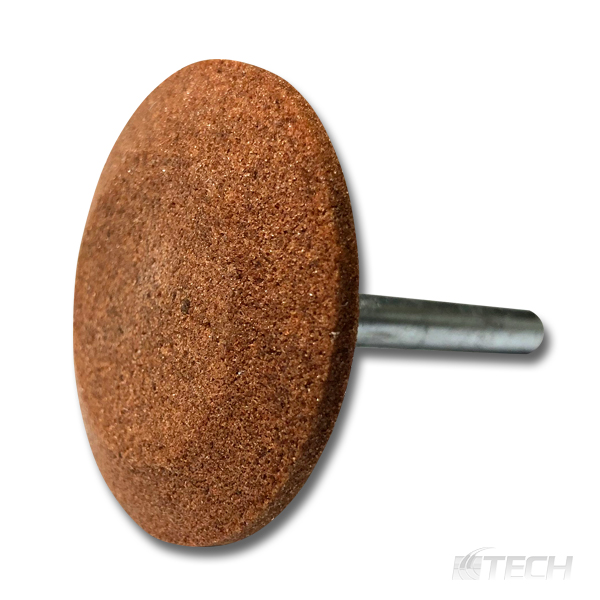 Aluminum Oxide Mushroom Stone 1-5/8" Brown - Buffing Stones