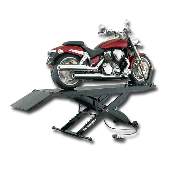 Forward Portable Motorcycle Lift - Above Ground