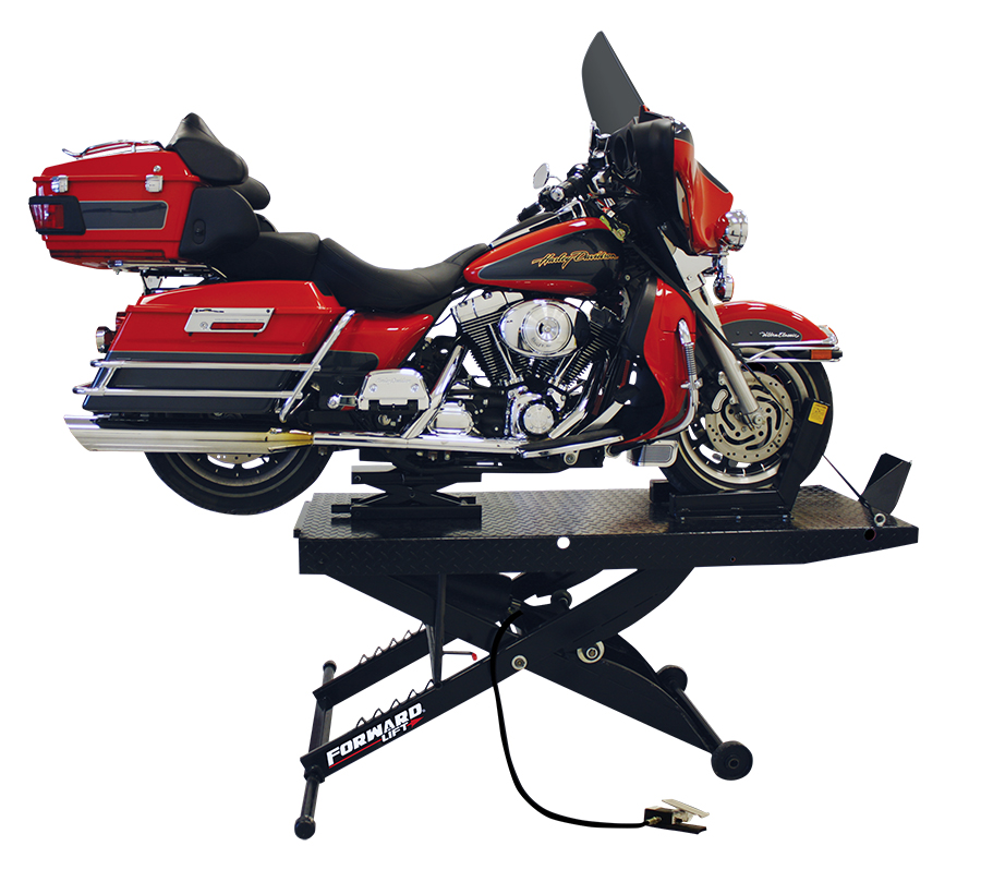 Forward Portable Motorcycle/ATV Lift W/Motorcycle Jack - Above Ground