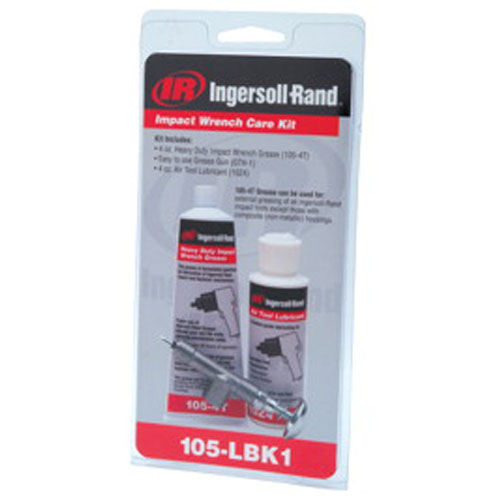 Air Care Lubrication Kit for Ingersoll Rand Tools, includes 10Z4 oil, 105 Grease and Grease Gun - Parts and Accessories