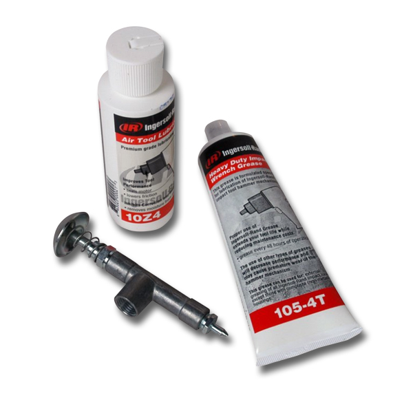 Air Care Lubrication Kit for Ingersoll Rand Impact Wrenches, includes 10Z4 oil, 115-4T Grease and Grease Gun - Parts and Accessories