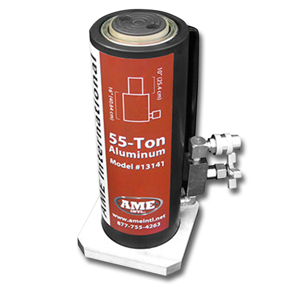 AME 55 Ton Aluminum Jack 10" Stroke - Air-Hydraulic