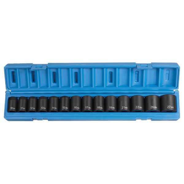 1/2" Drive Impact Socket Set Metric 14 Piece - Socket Sets