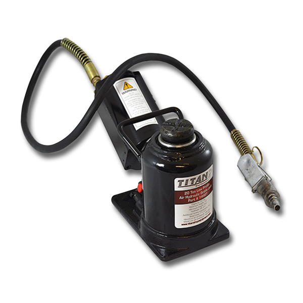 AME 20 Ton Low Profile Air/Hydraulic Bottle Jack - Air-Hydraulic