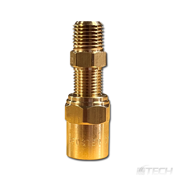 Reusable Male Threaded Coupling 3/8" Hose ID X 5/8" Hose OD - Couplers / Connectors