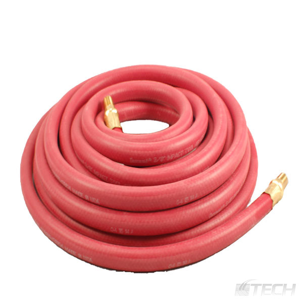 Rubber Air Hose 3/8" ID X 25' 1/4" Male NPT - Air Hose