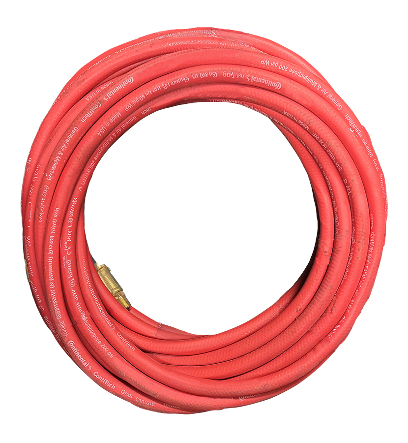 Premium Rubber Air Hose 1/2" ID x 50' 1/2" Male NPT - Air Hose