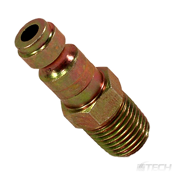 Tru Flate Style Nipple 1/4" x 1/4" NPT Male - Couplers / Connectors