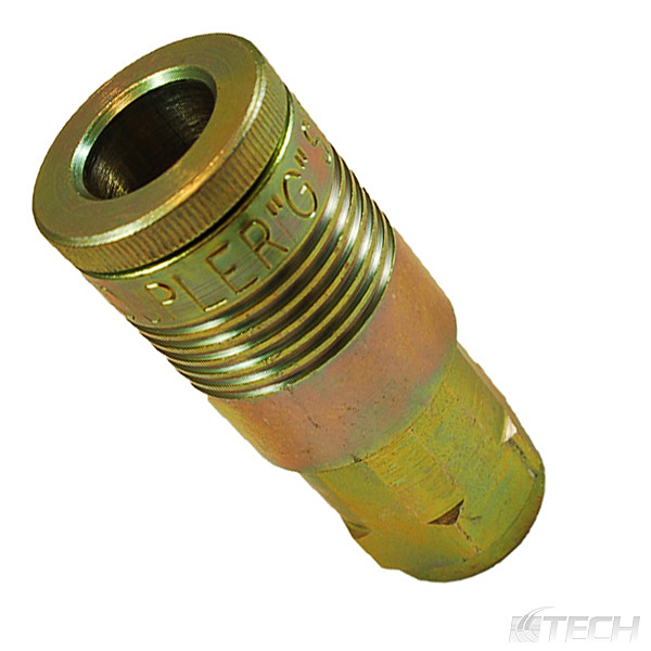 Premium Coupler Body Tru-Flate Style 1/2" X 1/2" NPT Female - Couplers / Connectors