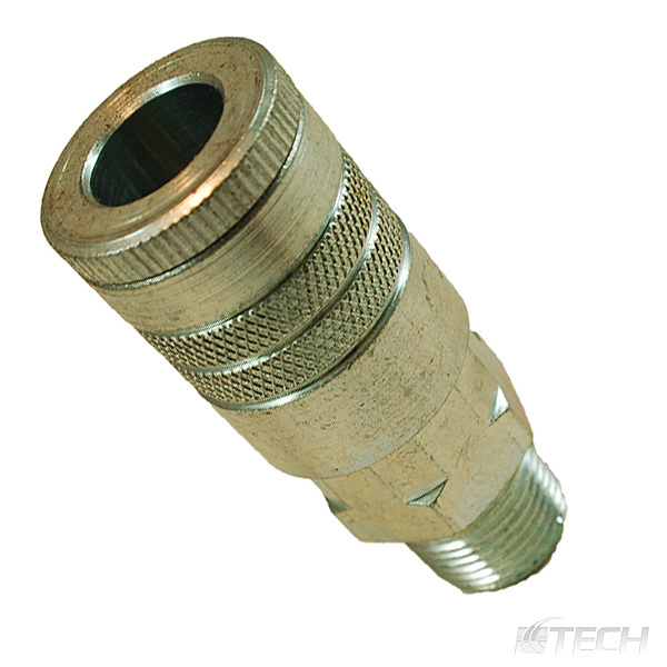 Premium Coupler Body Tru-Flate Style 1/2" X 1/2" NPT Male - Couplers / Connectors