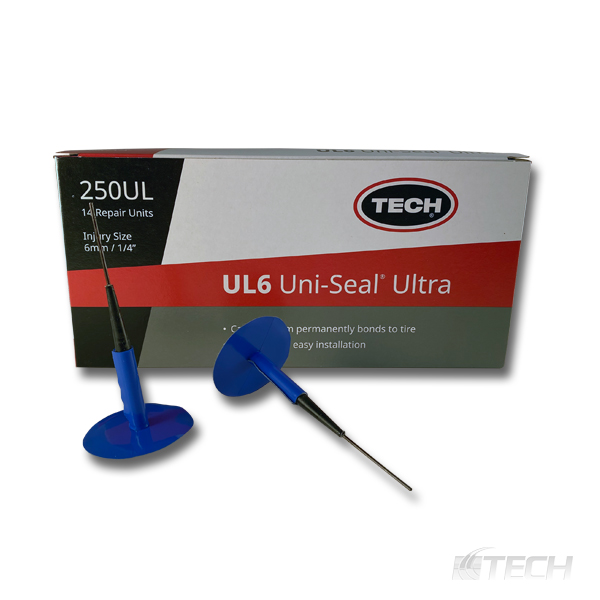 Tech Uni Seal Ultra  UL6 1/4" Injury 14/Box - Repair/Stem Comb. Tire Repairs