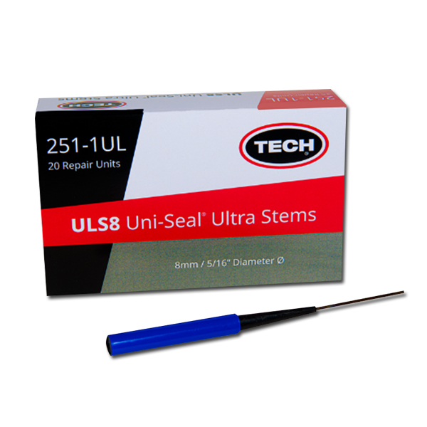 Tech Uni Seal Stem 5/16" Injury 20/Box  ULS8 - Repair/Stem Comb. Tire Repairs