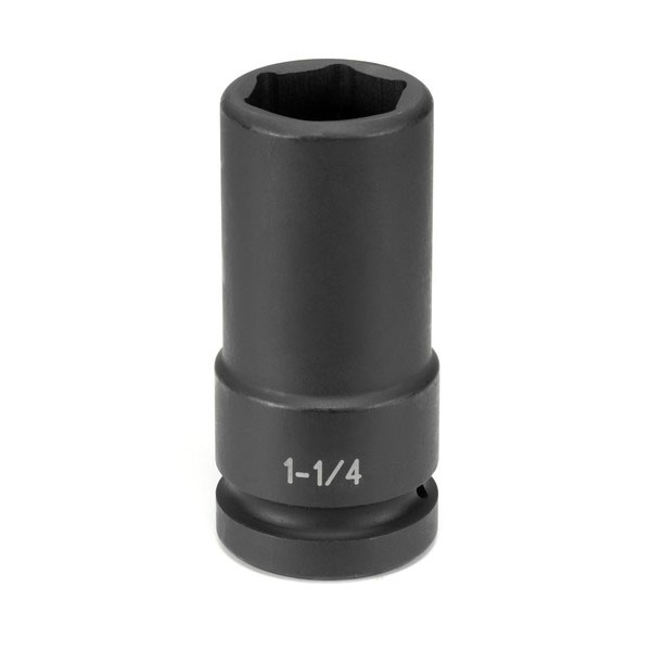 1" Drive Impact Socket 1-1/4" Deep Thin Wall - 1" and Spline Drive