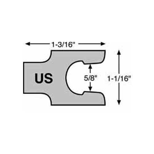 Specialty Caster Camber Shim 5/8" Slot 1/32" Thick - Parts