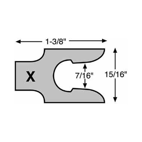 Specialty Caster Camber Shim 7/16" Slot 1/16" Thick - Parts