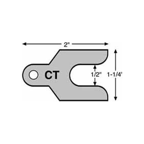 Camber Caster Shim CT 1/2" Slot 1/32" Thick - Parts