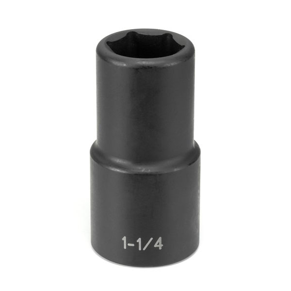 #5 Spline Drive Impact Socket 1-1/4" Special Deep Thinwall - 1" and Spline Drive