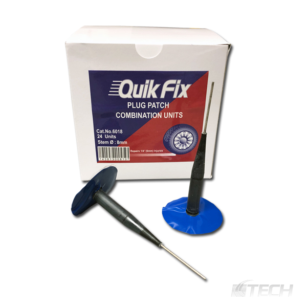 Tech Quik Fix Patch and Plug 5/16" 24/Box - Tube Repairs