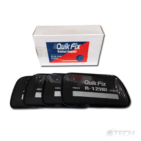 Tech Quik Fix Radial Repair 2-3/4" x 4-5/8" 10/Box  R-12HD - Radial Tire Repairs