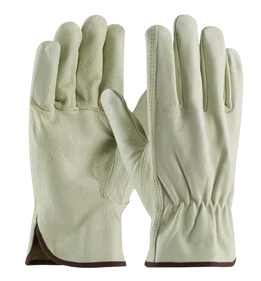 Unlined Leather Gloves, Medium - Gloves