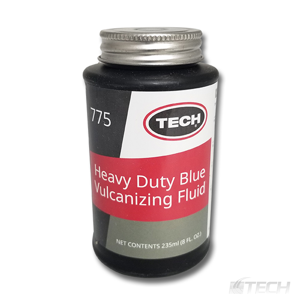 Tech Vulcanizing Fluid Heavy Duty Blue 8 oz. - Cements and Chemicals