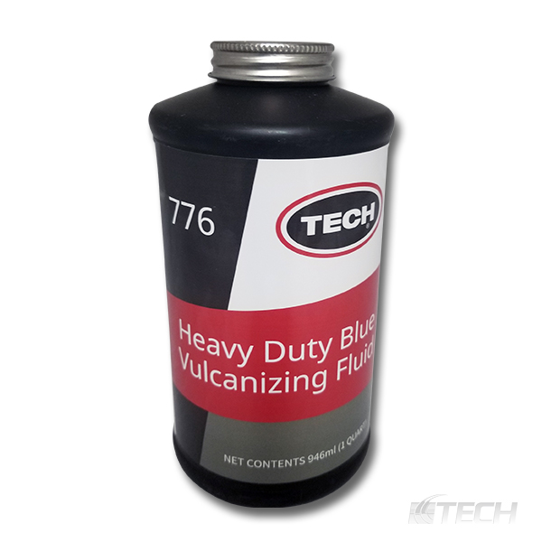 Tech Vulcanizing Fluid Heavy Duty Blue 1 qt. - Cements and Chemicals