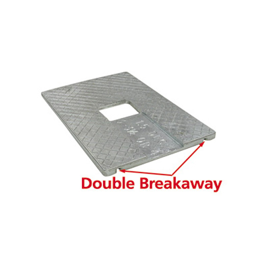 Uni-Wedge HD Zinc Alloy Shim 0.50 Deg. 3"-3-1/2"-4" 6/Box - Parts