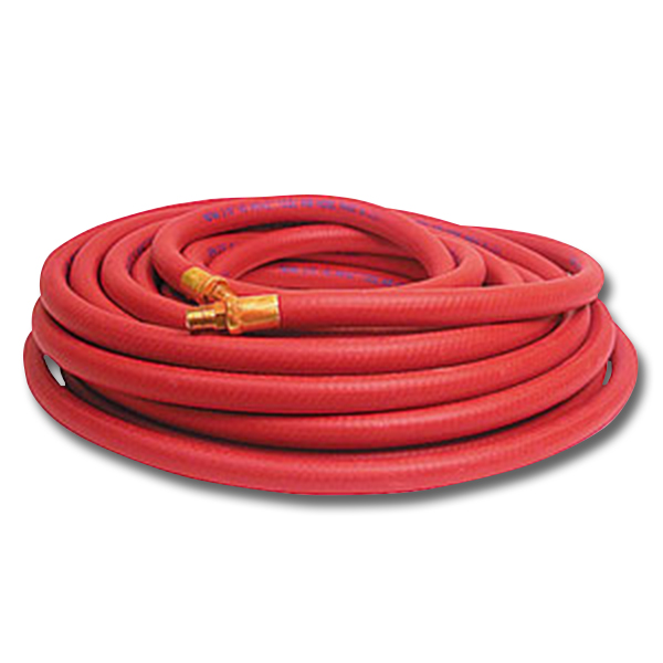 Rubber Air Hose 3/8" ID  X 50' 1/4" Male NPT - Air Hose