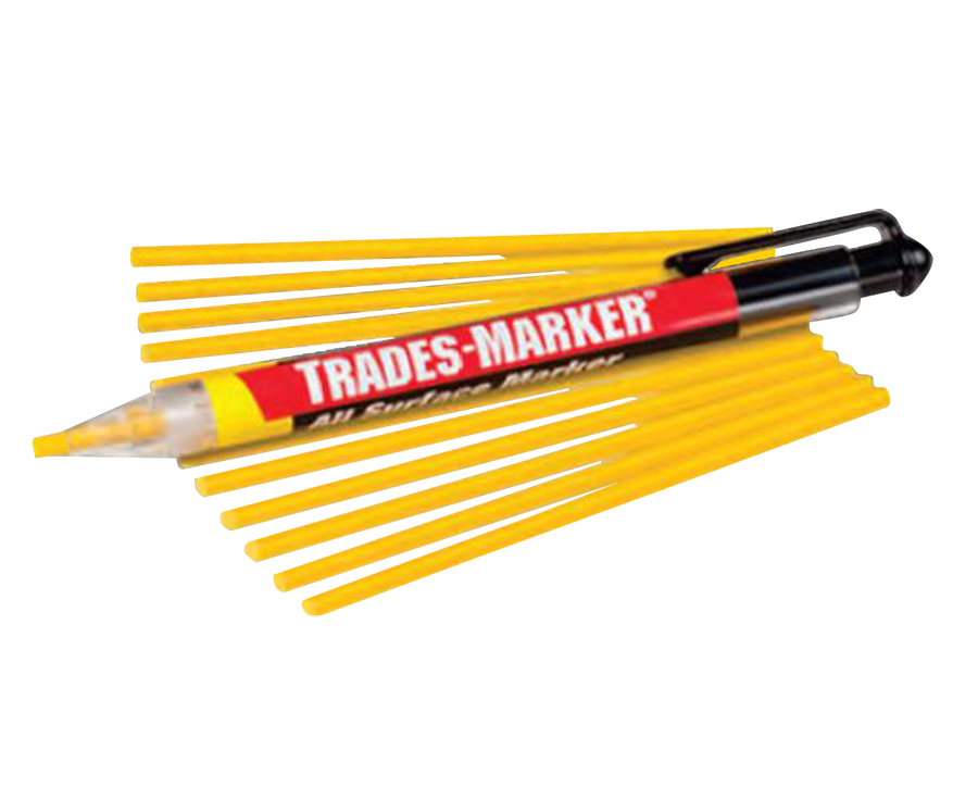 Trades Marker Pencil Yellow 13/pkg - Markers