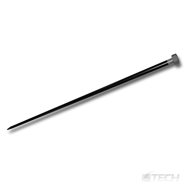 Spare Tire Tool - Black Slotted Square Head - Tire Irons / Bars