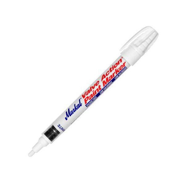 Markal Valve Action Paint Marker White - Markers