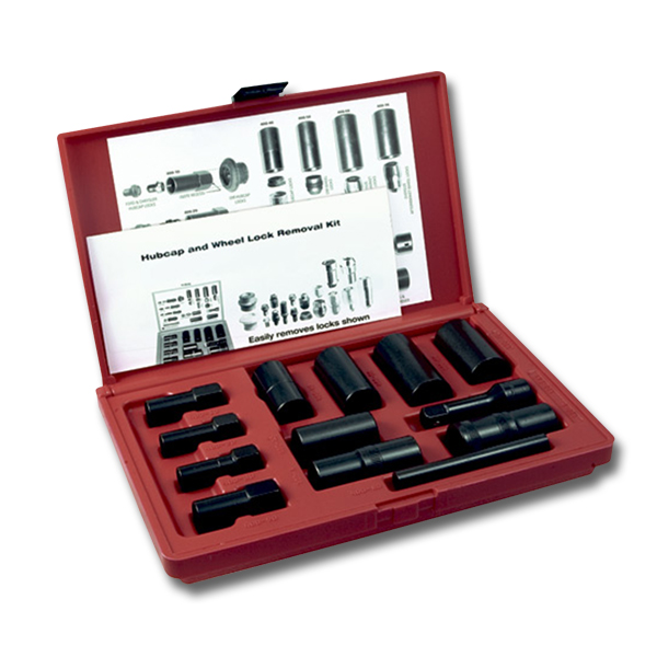 Wheel Lock Removal Set Removes GM Ford & Chrysler - Accessories - Wheel Service Tools