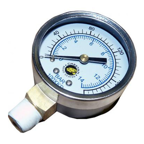 Pressure Gauge For all Cheetahs 160 PSI #6 - Bead Seating Tools / Inflators