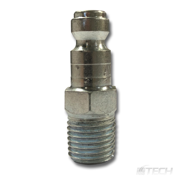 Tru Flate 1/4" NPT Coupler Plug w/ Internal .302 Threads - Couplers / Connectors