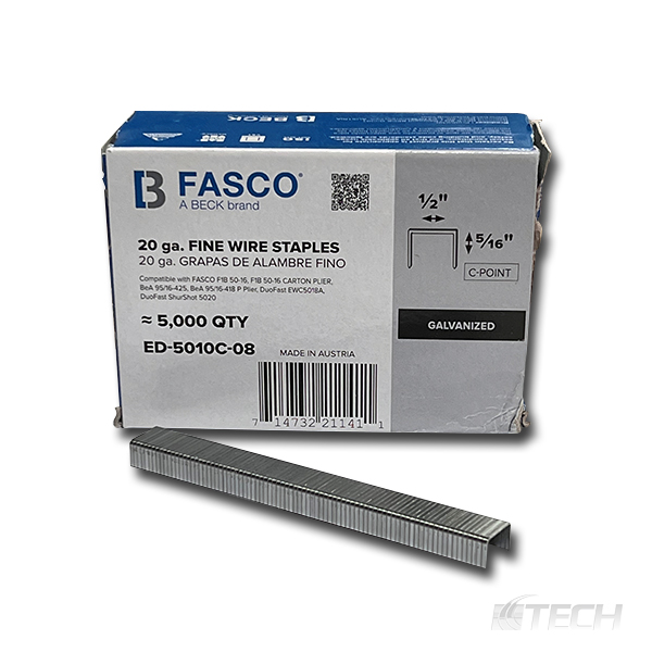 Fasco 5/16" Staples 5,000/box  20 Gauge - Miscellaneous