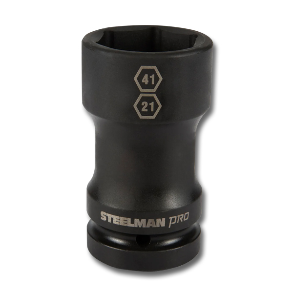 Steelman 1" Drive Budd Combo 41mm Square 21mm - 1" and Spline Drive