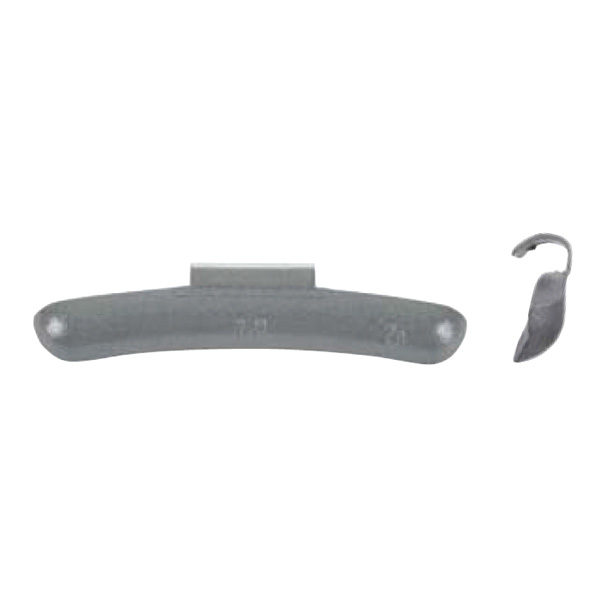 Zinc Wheel Weight 2.75 oz. LH Type Coated - Passenger - Lead