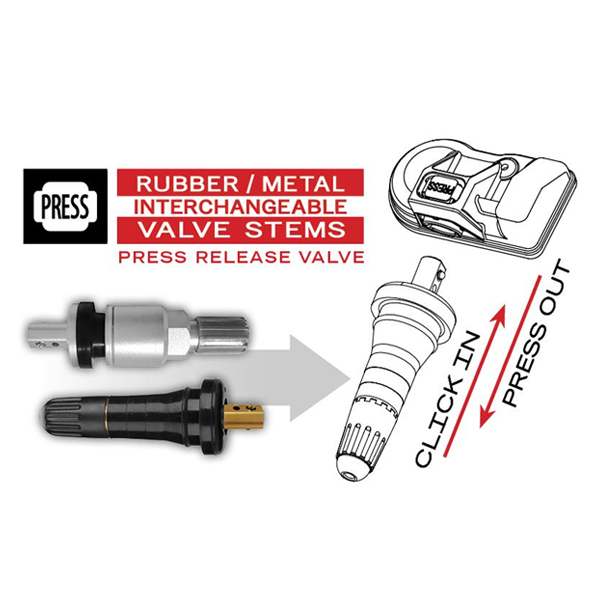 Autel MX Sensor Metal Valves Box of 4 - Valves and Service Kits