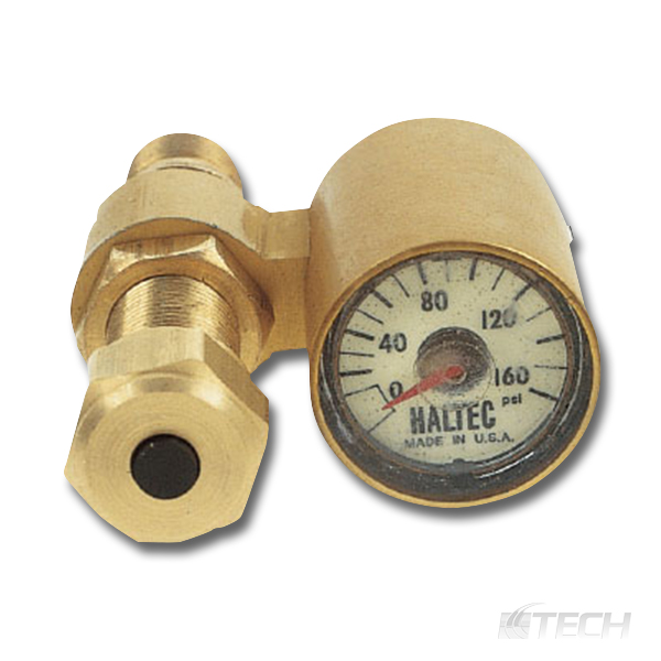 Haltec Pressure Tap Air Gauge for Off Road Valves - Gauges / Chucks