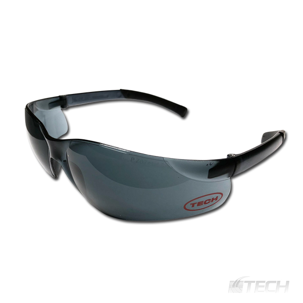 Grey Shaded Safety Glasses W/Padded Spatula Temples - Miscellaneous