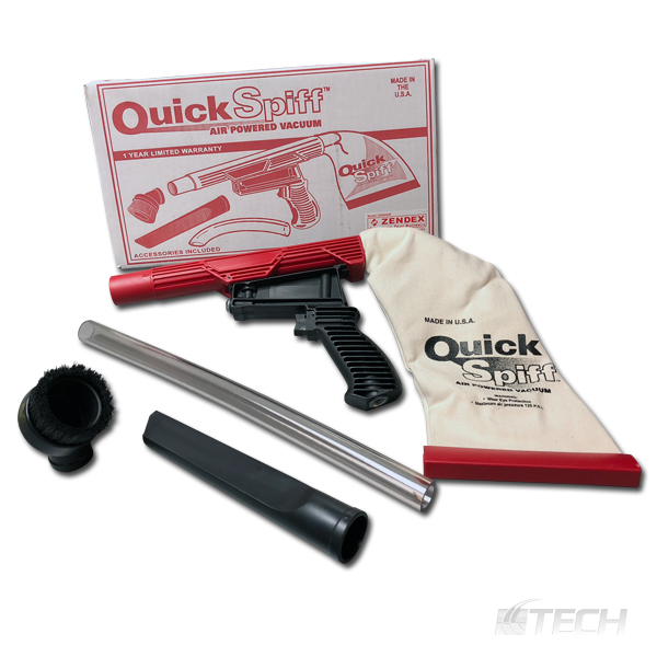 Air Powered Vacuum Quick Spiff - Tire Repair Hand Tools