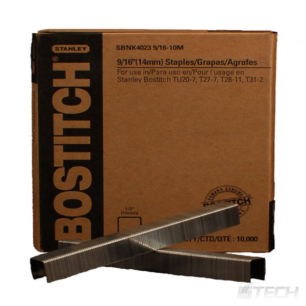 Stanley Bostitch 3/8" Staples 10,000/box  20 Gauge - Miscellaneous