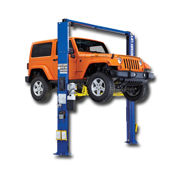 Rotary Two Post Lift With Truck Adapters - Above Ground