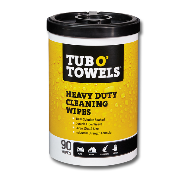 Tub O' Towels Heavy Duty 90 count - Hand Cleaners