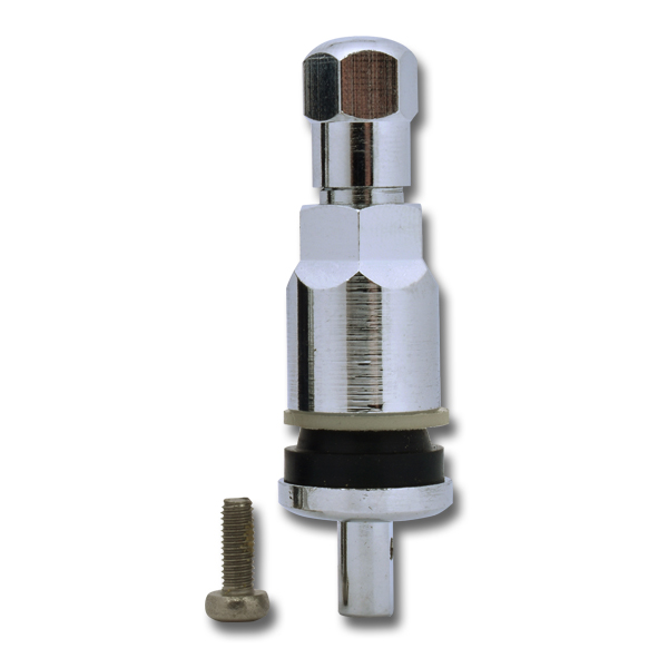 TPMS Chrome Replacement Valve for GM - Valves and Service Kits