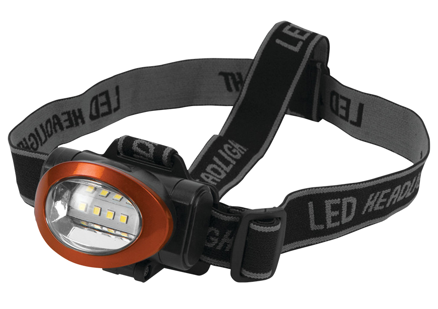 LED Headlamp w/ Adjustable Band - 200 Lumens - Miscellaneous