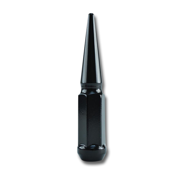 1/2" Spike Lug Nut Black - Passenger Lug Nuts and Acc