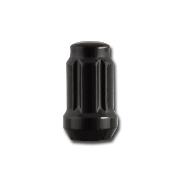 12mm x 1.25 Spline Lug Nut Black  3806BK - Passenger Lug Nuts and Acc